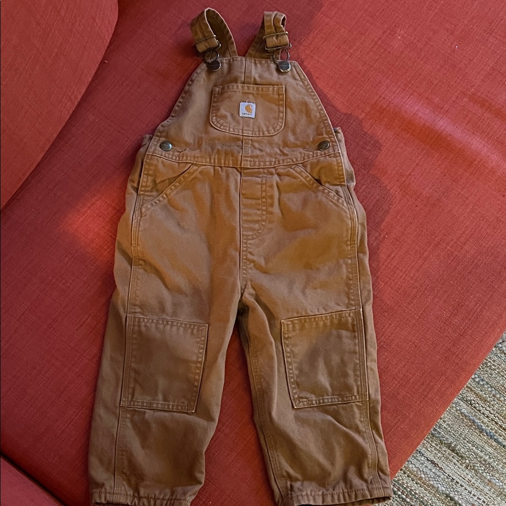 Carhartt Brown Kids Overalls